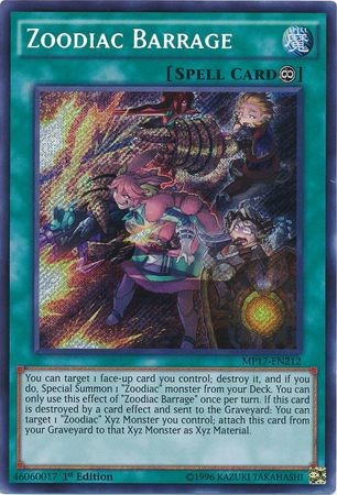 Zoodiac Barrage - MP17-EN212 - Secret Rare