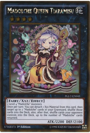 Madolche Queen Tiaramisu - PGL2-EN045 - Gold Rare