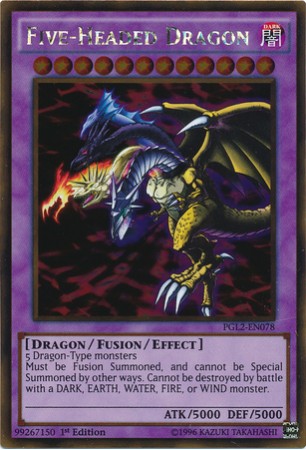 Five-Headed Dragon - PGL2-EN078 - Gold Rare