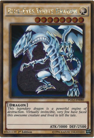 Blue-Eyes White Dragon - PGL2-EN080 - Gold Rare