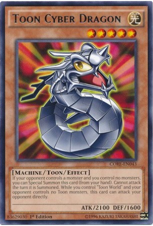 Toon Cyber Dragon CORE-EN043 - Rare