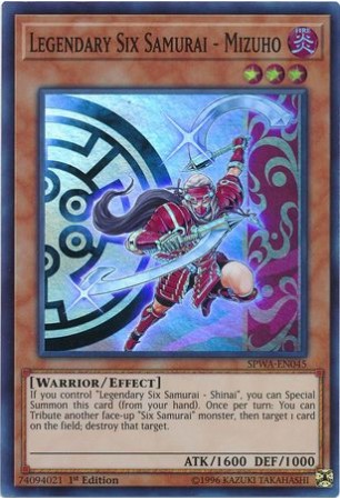 Legendary Six Samurai - Mizuho - SPWA-EN045 - Super Rare