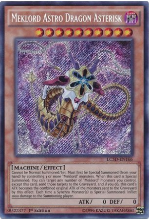 Meklord Astro Dragon Asterisk - LC5D-EN166 - Secret Rare