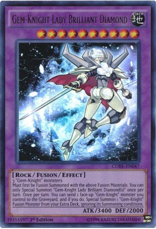 Gem-Knight Lady Brilliant Diamond CORE-EN047 - Ultra Rare