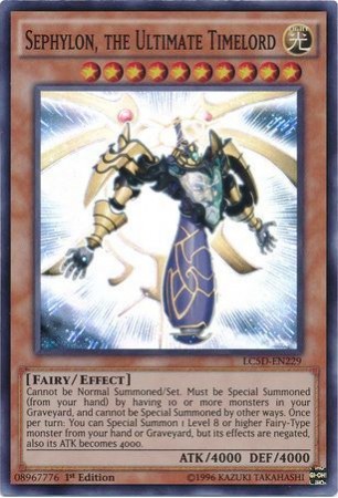 Sephylon, the Ultimate Timelord - LC5D-EN229 - Super Rare