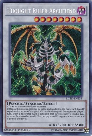 Thought Ruler Archfiend - LC5D-EN233 - Secret Rare