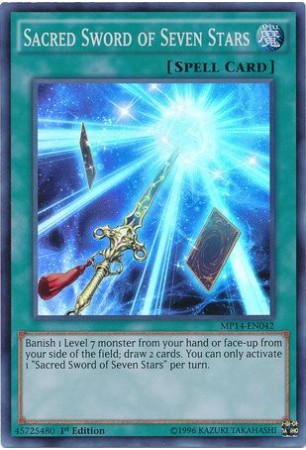 Sacred Sword of Seven Stars - MP14-EN042 - Super Rare