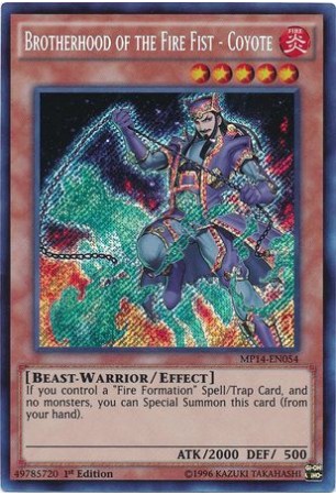 Brotherhood of the Fire Fist - Coyote - MP14-EN054 - Secret Rare