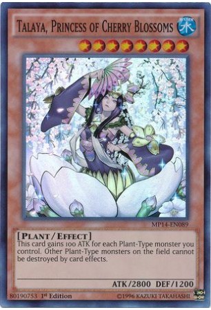 Talaya, Princess of Cherry Blossoms - MP14-EN089 - Super Rare