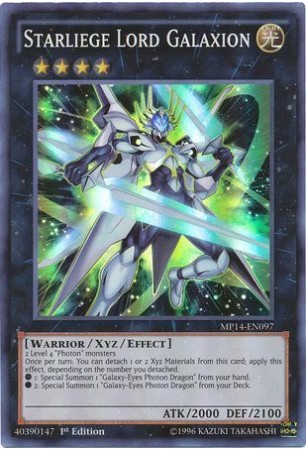 Starliege Lord Galaxion - MP14-EN097 - Super Rare