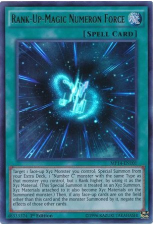 Rank-Up-Magic Numeron Force - MP14-EN101 - Ultra Rare