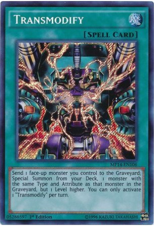 Transmodify - MP14-EN106 - Secret Rare