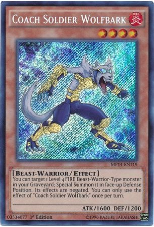 Coach Soldier Wolfbark - MP14-EN119 - Secret Rare