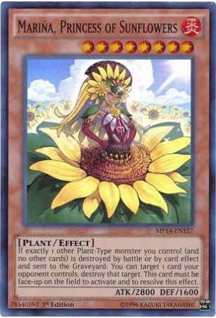 Mariña, Princess of Sunflowers - MP14-EN157 - Super Rare