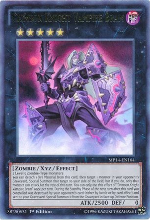 Crimson Knight Vampire Bram - MP14-EN164 - Ultra Rare