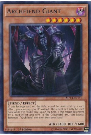 Archfiend Giant - MP14-EN181 - Rare