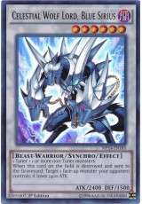 Celestial Wolf Lord, Blue Sirius - MP14-EN183 - Ultra Rare