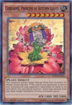 Chirubimé, Princess of Autumn Leaves - MP14-EN216 - Super Rare