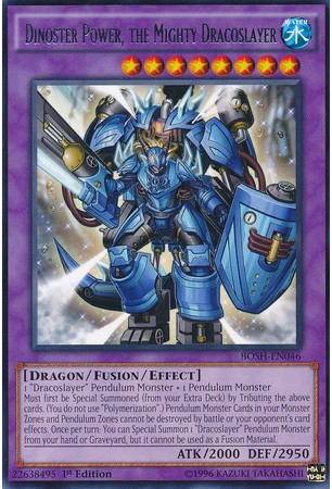 Dinoster Power, the Mighty Dracoslayer - BOSH-EN046 - Rare