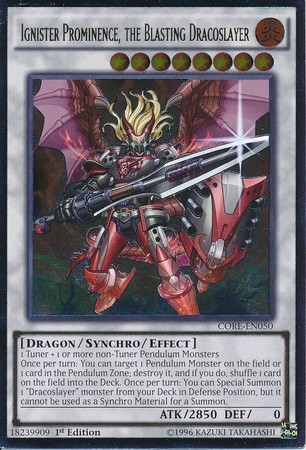 Ignister Prominence, the Blasting Dracoslayer CORE-EN050 - Ultra