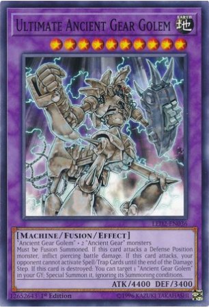 Ultimate Ancient Gear Golem - LED2-EN036 - Common