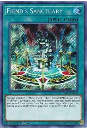 Fiend's Sanctuary - LCKC-EN030 - Secret Rare