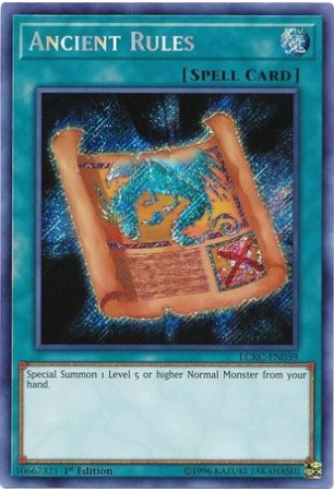 Ancient Rules - LCKC-EN039 - Secret Rare