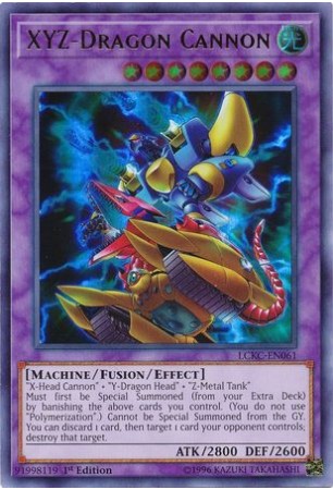 XYZ-Dragon Cannon - LCKC-EN061 - Ultra Rare