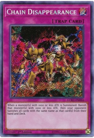 Chain Disappearance - LCKC-EN094 - Secret Rare