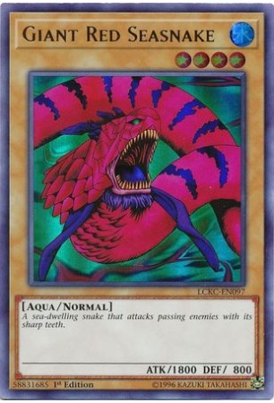 Giant Red Seasnake - LCKC-EN097 - Ultra Rare