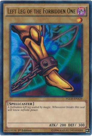 Left Leg of the Forbidden One - YGLD-ENA19 - Ultra Rare