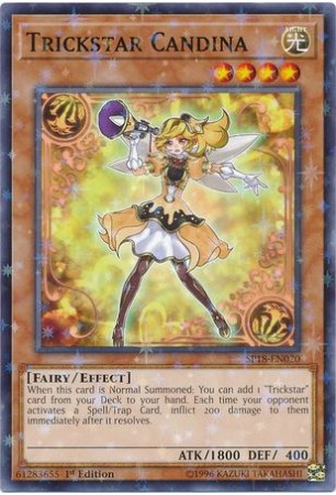 Trickstar Candina - SP18-EN020 - Starfoil Rare