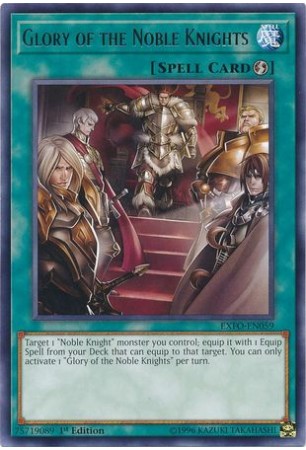 Glory of the Noble Knights - EXFO-EN059 - Rare