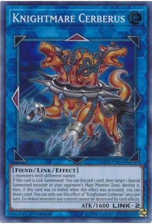 Knightmare Cerberus - FLOD-EN045 - Super Rare