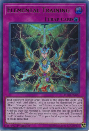 Elemental Training - FLOD-EN074 - Ultra Rare