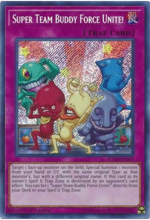 Super Team Buddy Force Unite! - FLOD-EN081 - Secret Rare