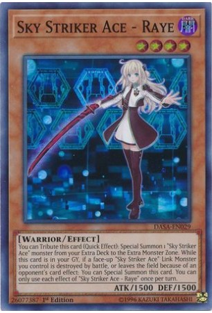 Sky Striker Ace - Raye - DASA-EN029 - Super Rare