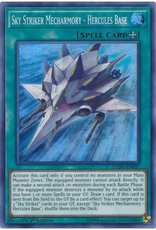 Sky Striker Mecharmory - Hercules Base - DASA-EN037 - Super Rare