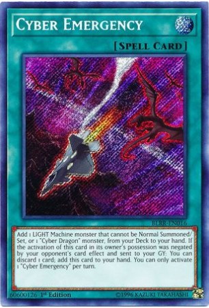 Cyber Emergency - BLRR-EN016 - Secret Rare