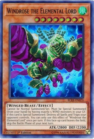 Windrose the Elemental Lord - BLRR-EN070 - Ultra Rare