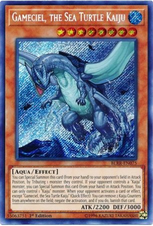 Gameciel, the Sea Turtle Kaiju - BLRR-EN075 - Secret Rare