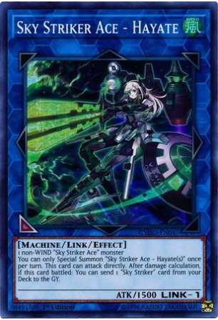 Sky Striker Ace - Hayate - CYHO-EN047 - Super Rare