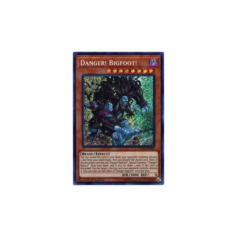 Danger! Bigfoot! - CYHO-EN082 - Secret Rare - Duelshop