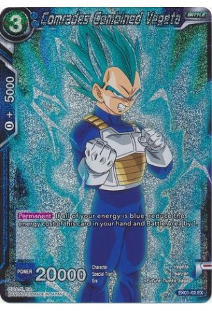 Comrades Combined Vegeta - EX01-02 - Expansion Rare [EX]