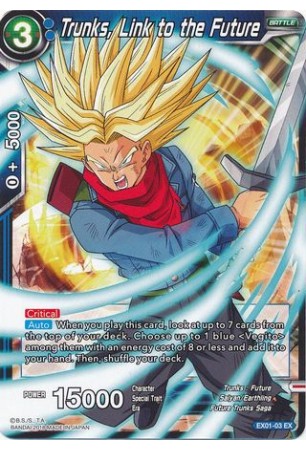 Trunks, Link to the Future - EX01-03 - Expansion Rare [EX]