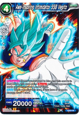 Awe-Inspiring Intimidator SSB Vegito - EX03-08 - Expansion Rare [EX]