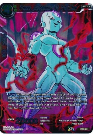 Frieza, Obsession of The Clan - EX03-023 - Expansion Rare [EX]