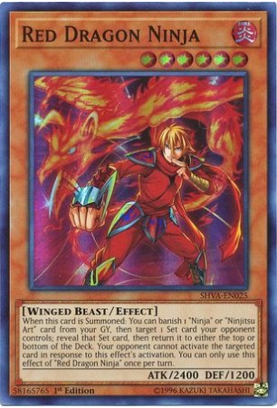 Red Dragon Ninja - SHVA-EN025 - Super Rare