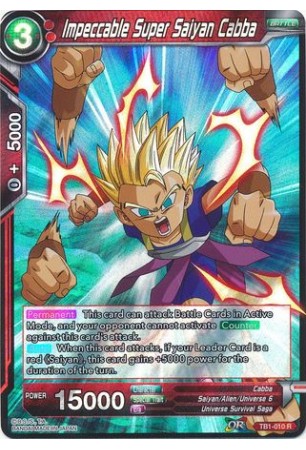 Impeccable Super Saiyan Cabba - TB1-010 - Rare [R]