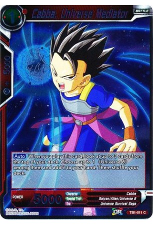 Cabba, Universe Mediator - TB1-011 - Common [C]